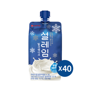 [빙과][무배] 설레임 밀크 40개