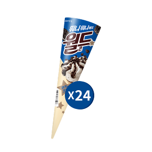 [빙과][무배] 월드콘 쿠앤크 24개