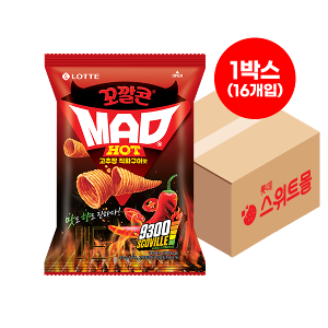 [무배] 꼬깔콘 매드핫 고추장직화구이맛 67g  1박스