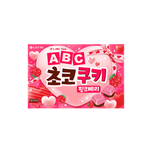 [초코]ABC 초코쿠키 핑크베리 130g